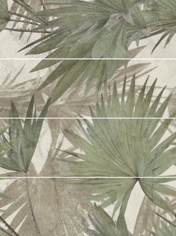 Paradyz Green Philosophy Olive Panel 4 elemes 29,8x89,8 falicsempe