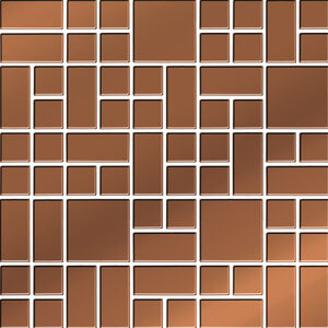 Valore Tilda Copper Glass mosaic 25x25