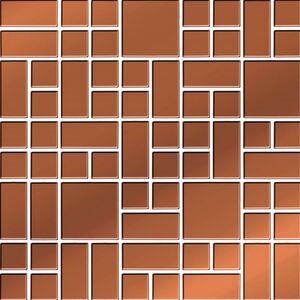 Valore Shabby Chic Copper Glass Mosaic 25x25