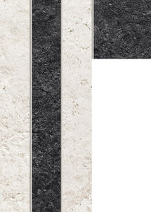 Tubadzin Vanilla White Str.19,8x44,8 dekorelem