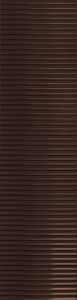 Tubadzin Groove Brown 1 Str. Gloss 7,8x29,8 falicsempe