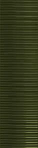 Tubadzin Groove Olive Str 1. Gloss 7,8x29,8 falicsempe