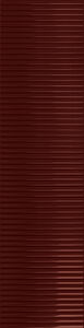 Tubadzin Groove Burgundy 1Str. Gloss 7,8x29,8 falicsempe