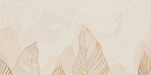 Tubadzin Mild Clay leaves D 59,8x119,8 burkolólap