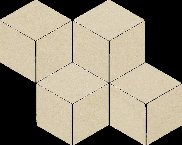Paradyz Rockstone beige mozaika cieta mix dekor padlólap 20.4 x 23.8