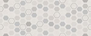 Zalakerámia Simba light grey hexa F-53086 csempe 20x50