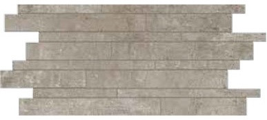 Cotto Tuscania Grey Soul Listello Patchwork Dark dekor padlólap 30.2x61