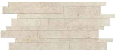 Cotto Tuscania Grey Soul Listello Patchwork Sand dekor padlólap 30.2x61