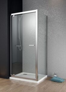 Radaway Twist DW+S DW 90 szögletes zuhanykabin nyílóajtó átlátszó üveges