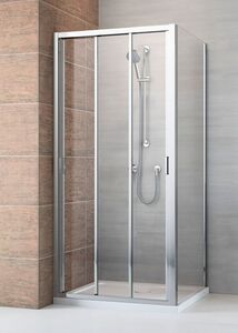 Radaway EVO DW+S S 75 aszimmetrikus zuhanykabin oldalfal, átlátszó üveges