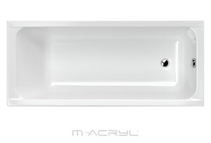 M-Acryl Eco egyenes akril kád 160x70 