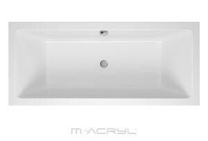 M-Acryl Sabina egyenes akril kád 180x80 