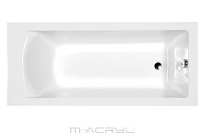 M-Acryl Fresh egyenes akril kád 180X80 