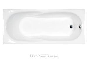 M-Acryl Nora egyenes akril kád 160x70 