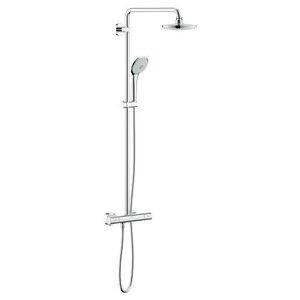 Grohe Euphoria termosztátos zuhanyrendszer 180mm állítható fejzuhannyal, Euphoria 110 mm kézizuhannyal  27296001