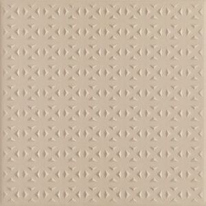 Paradyz Bazo Beige struktúrált gres padlólap 13mm 19.8x19.8 cm