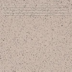 Cersanit Mont Blanc Beige-Black lépcsőlap 30X30 gres padlólap