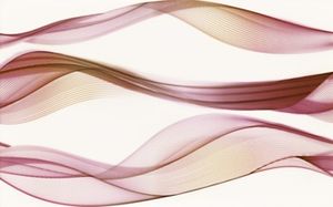 Cersanit  Elfi  Red Inserto Waves  Dekorcsempe 25x40