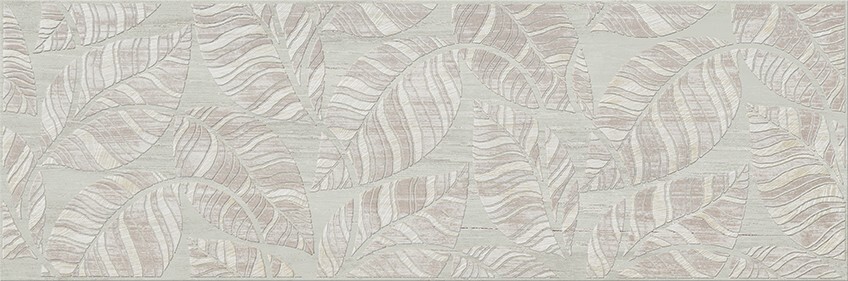 Cersanit Livi Beige Inserto Leaves Dekorcsempe  20x60