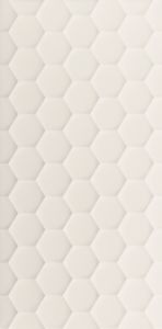 Marca Corona 4D Hexagon White Matt falicsempe 40x80