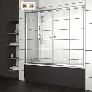 Radaway Vesta DW Kádparaván Átlátszó Üveg 150