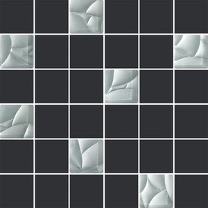 Paradyz Esten Grafit/Silver CUTTED MOSAIC MIX 29,8 x 29,8