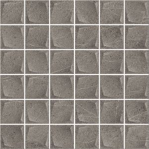 Paradyz Minimal Stone Grafit Mosaic dekorcsempe 29.8x29.8