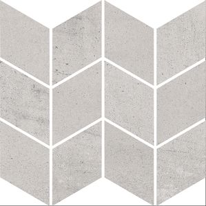 Paradyz Space Grys Cut Rhombus Braid Matt dekorcsempe 25,8 x 28