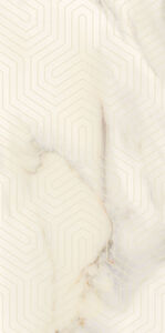 Paradyz Daybreak Bianco Inserto Polysk dekorcsempe 29.8 x 59.8