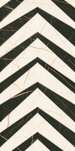 Paradyz Fancy White Str. Polysk 30x60 csempe