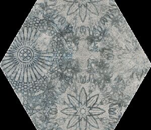 Paradyz Sweet Grey Heksagon Struktura Polysk 19,8x17,1