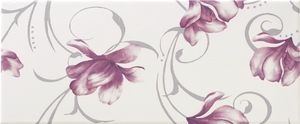 Valore Lucy White Decor Flower dekorcsempe 25x60