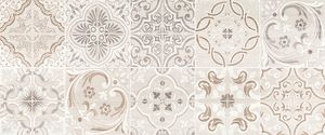 Valore Streams White Decor Patchwork dekorcsempe 25x60